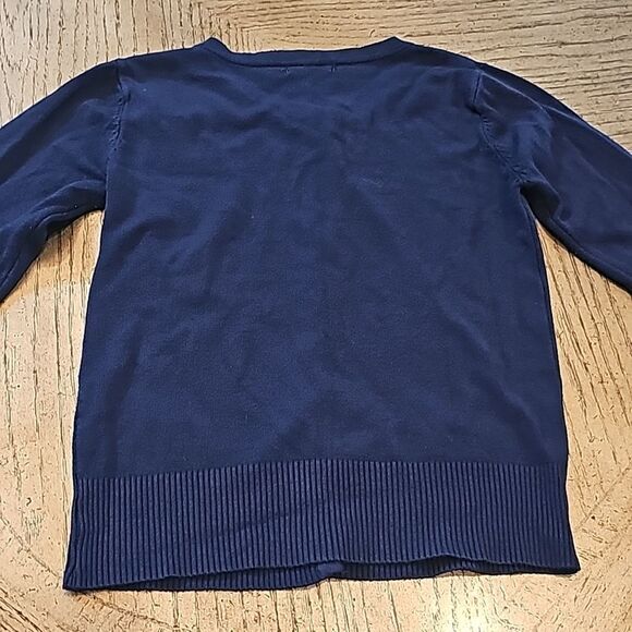 Navy cardigan jacket size S - Picture 6 of 9